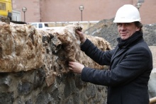 DomRömer-Quartier: Rückbau Schutzschicht Archäologischer Garten