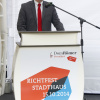 Rede von O. Cunitz, Planungsdezernent der Stadt Frankfurt zum Richtfest des Stadthauses am Markt 