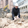 DomRömer-Quartier: Rückbau Schutzschicht Archäologischer Garten