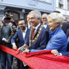 Eröffnung „Neue Altstadt“ und Durchschneiden rotes Band durch Oberbürgermeister P. Feldmann, Oberbürgermeisterin a. D. P. Roth 